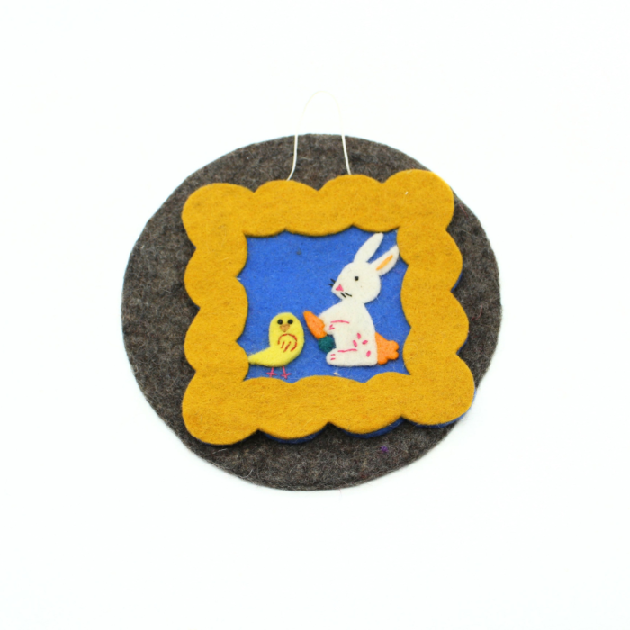 Handmade Felt Easter wall Hanging Decoration - Image 6